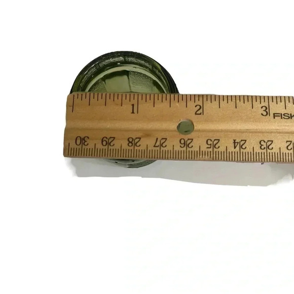 Vintage Mini Whisky Barrel Mug 2oz Shot Glass Toothpick Holder set of 4 in Green - Picture 11 of 15